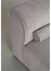 Világosszürke moduláris heverő (bal oldali) Flex Felix – Miuform