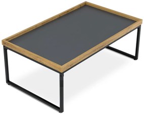 Konferenciaasztal díszes élű, 100 x 60 x 39 cm