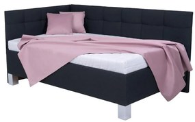 Kárpitozott ágy tárolóval, matrac nélkül MARIA PETITE 120x200 cm antracit. 8590828933502