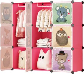 Moduláris Szekrény Gyerekszobába RX25 Gardróbszekrény 9 Ajtó Modul