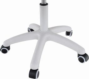 Irodai szék, szövet sárga/fehér, SANTY