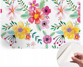 Dekoratív öntapadós fotótapéta irodába Virágos frissesség 416x254 cm