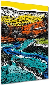 Festmények 80x120 Hegyi táj Tájkép