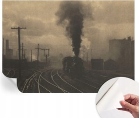 Öntapadós tapéta Fali furnér 3D hatás Ipari tájkép 208x146 cm