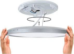Paulmann 79921 - LED/16W dimmelhető ATRIA panel 230V 3000K 29,3x29,3 cm fekete