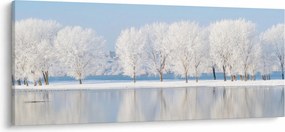 Egy kép egy téli tájról (120x50 cm)