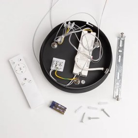 Brilagi - LED Dimmelhető csillár zsinóron LED/40W/230V 3000-6500K fekete + távirányító