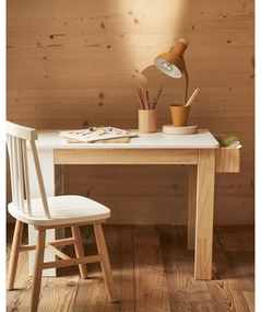 Mustársárga asztali lámpa fém búrával (magasság 37 cm) Katia – Kave Home