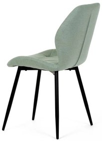 Étkezőszék zöld szövettel. CT-285 GRN2