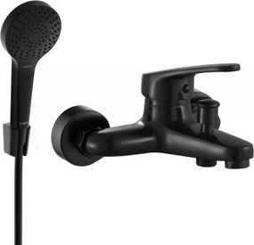 Mexen Erica R05 kádcsaptelep zuhanyszettel, fekete - 74643R05-70