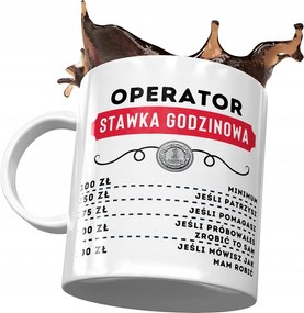 Operátornak Születésnapi Ajándék Bögre Nyomtatott Fotóval