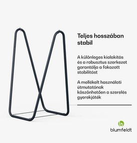 Blumfeldt SwayStation Curve  függőágy keret, korrózióálló, időjárásálló, beltéri/kültéri felhasználás, 100 Kg-ig