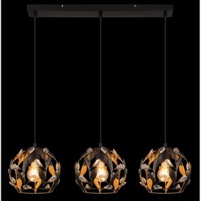 Globo 15759-3H - MIKA függőlámpa kábellel 3xE27/40W/230V