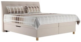 Boxspring ágy matraccal BEA 180x200 cm bézs