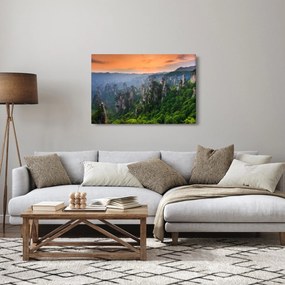 Kép - Zhangjiajie Nemzeti Erdei Park (90x60 cm)