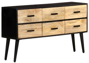 tömör mangófa tálalószekrény 110 x 33 x 64 cm