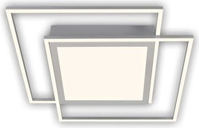 Brilo - LED mennyezeti lámpa 2xLED/16W/230V + LED/19W 51,5x51,5 cm matt króm