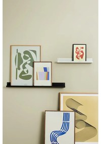 Világosszürke fém fali polc képekhez 60 cm Care – Hübsch