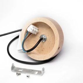 ALBA zsinóros csillár 1xE27/15W/230V átm. 40 cm fekete/barna