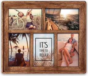 Fa galéria 5 képhez 10x15 5x10x15 barna Zep