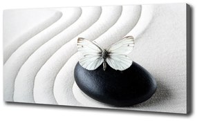 Vászonkép Zen kő és pillangó oc-62915953