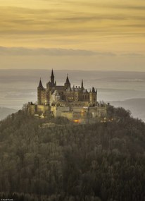Poszter 20,5x28,4cm Hohenzollern kastély, Assaf Frank
