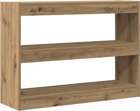 vidaXL Könyvszekrény kézműves tölgy 100 x 30 x 72 cm Faanyag