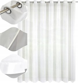 Kész függöny karikákkal 230x300 voile függöny, körökkel, szegéllyel, sima