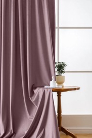 Világoslila VELVET sötétítő függöny 140x270 cm Felfüggesztés: Hullámos sínszalag