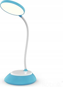 Asztali Led lámpa 5W 200lm Cct 270° Akkumulátoros Kék