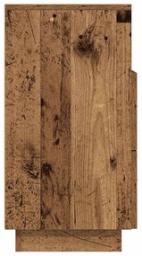 éjjeliszekrények 2 db 2 fiókkal régi fa 36x36x68 cm