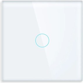 Üvegpanel Kicsi Érintőfény Modulokhoz Szimpla 1G 47mm Fehér