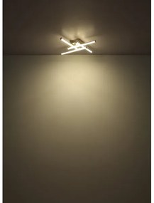 Globo 67346-24 - LED Mennyezeti lámpa KIRINA LED/24W/230V 4000K matt króm