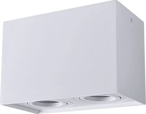 POLUX 313133 HADAR Kocka Mennyezeti Lámpa Fehér GU10 IP20