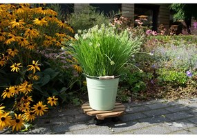 Fa gurulós virágállvány ø 29 cm (magasság 8 cm) Indoor &amp; Outdoor – Esschert Design