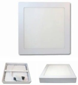 LED panel , 18W , falon kívüli , négyzet , hideg fehér , LM