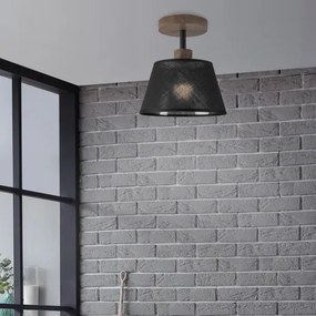 Brilagi - LED mennyezeti lámpa ANTHONY 1xE14/60W/230V dió/fekete