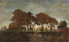 Fotótapéta Flizelin Dekoratív Hálószoba Idilli tájkép 416x254