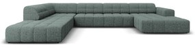 Türkiz sarokkanapé (bal oldali-U alakú) Chicago – Cosmopolitan Design