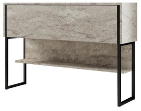 Konzolasztal Luna 4 (travertin + fekete) . Akció -23%. 1102316