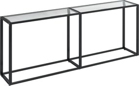 vidaXL átlátszó edzett üveg tálalóasztal 200 x 35 x 75,5 cm