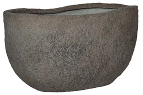 Pottery Pots Virágcserép Mt. Hunter, szürke diorit, többféle méretben - Fazekas edények méret: XS - 43 x 24 x 20,5 cm