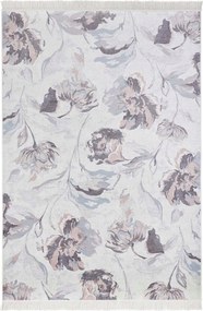 Nappali szőnyeg 95x140cm ,krémrózsaszín virágokkal