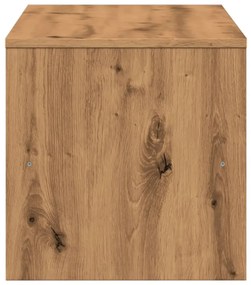 kézműves tölgy színű szerelt fa TV-szekrény 120 x 40 x 40 cm