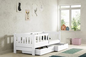 Alvins gyerekágy 80x180 cm fiókokkal - fehér