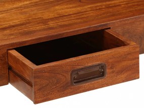 tömör akácfa íróasztal mézszínű felülettel 110 x 50 x 76 cm