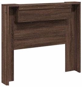 Fejtámla polcokkal Barna Tölgy 120 x 16,5 x 103,5 cm Faanyag