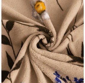 HERBAR bézs mikroplüss ágyneműhuzat Ágyneműhuzat mérete: 70 x 90 cm | 140 x 200 cm