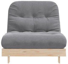 tömör fenyőfa futon kanapéágy matraccal 80 x 206 x 11 cm