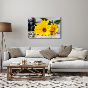 Sárga virág képe (90x60 cm)